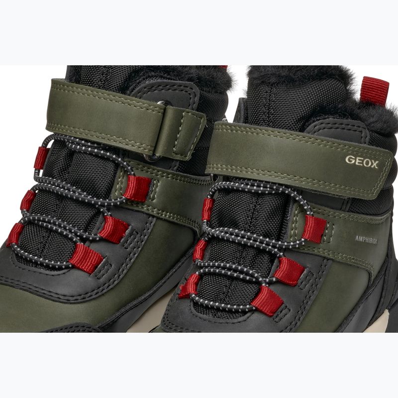 Schneeschuhe Kinder Geox Trekkyup ABX dark green/black 14