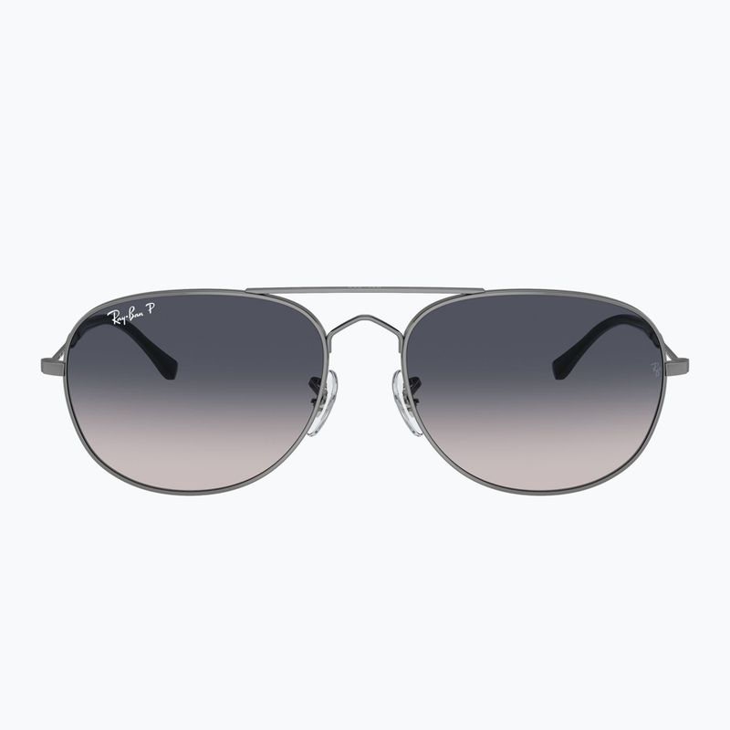 Sonnenbrille Ray-Ban Bain Bridge gunmetal/blue polarized 2