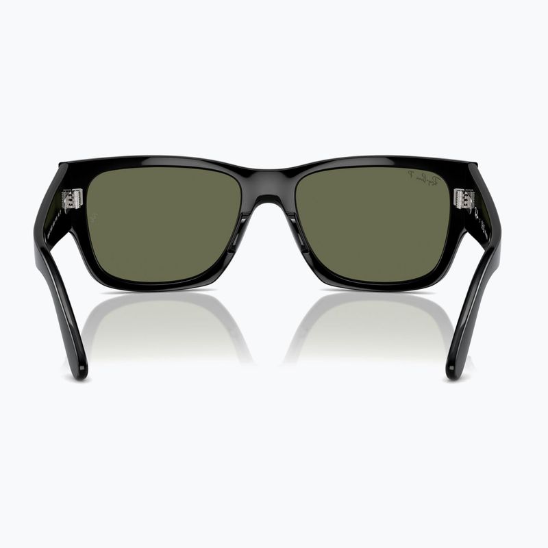 Sonnenbrille Ray-Ban Carlos black/green polarized 5