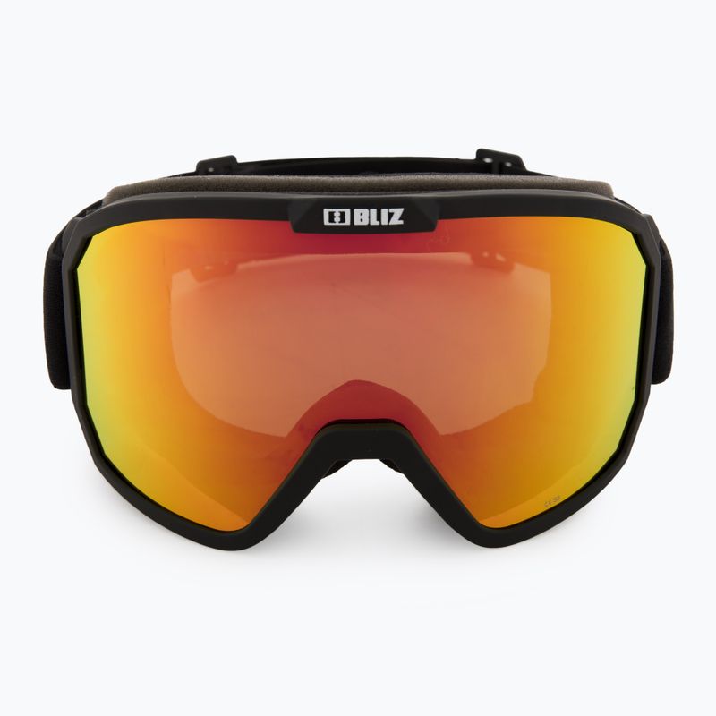 Skibrille Bliz Rave matt black/brown red 2