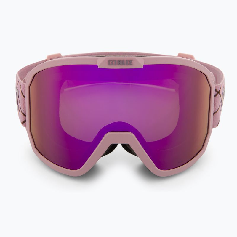Skibrille Bliz Rave matt pink/brown pink 2