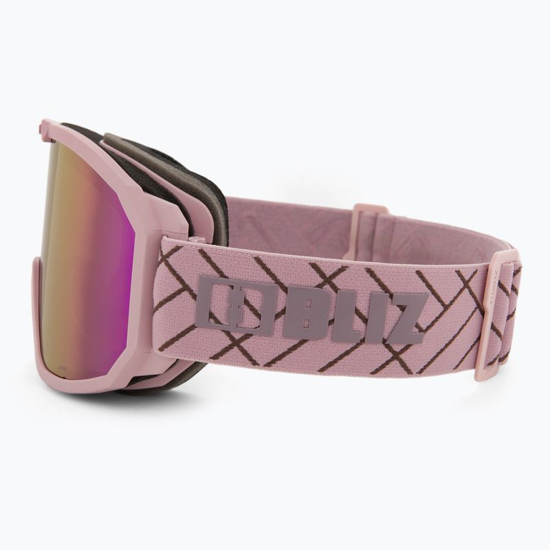 Skibrille Bliz Rave matt pink/brown pink 4