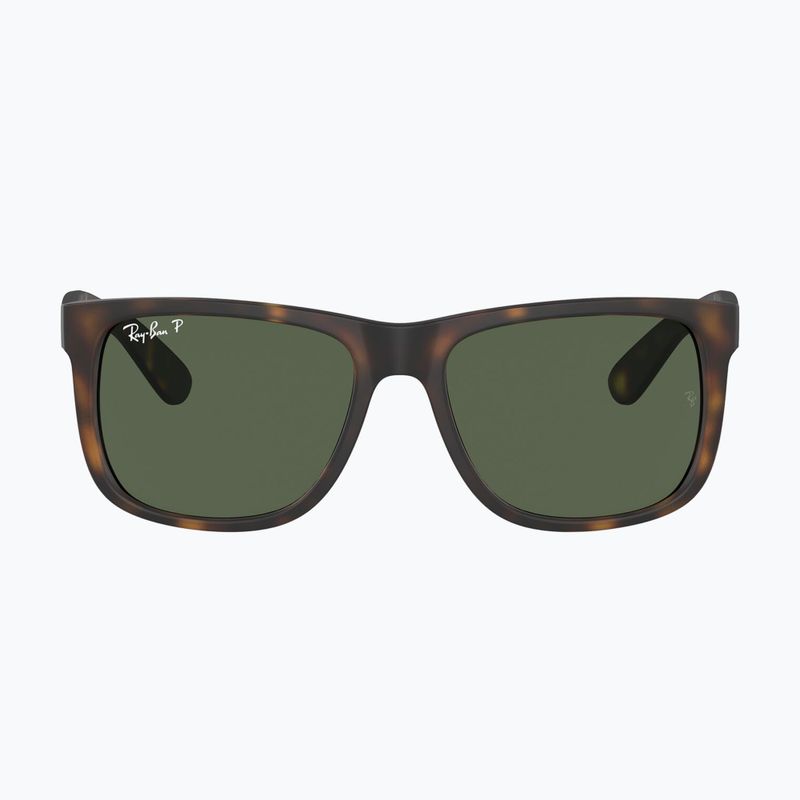 Sonnenbrille Ray-Ban Justin Classic havana/dark green polarized 2