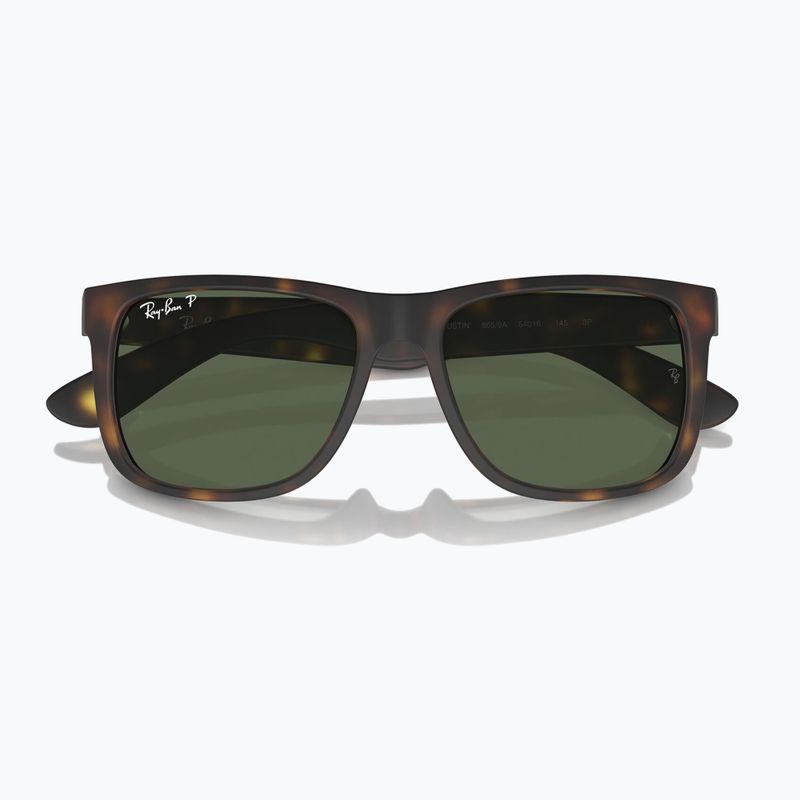 Sonnenbrille Ray-Ban Justin Classic havana/dark green polarized 3