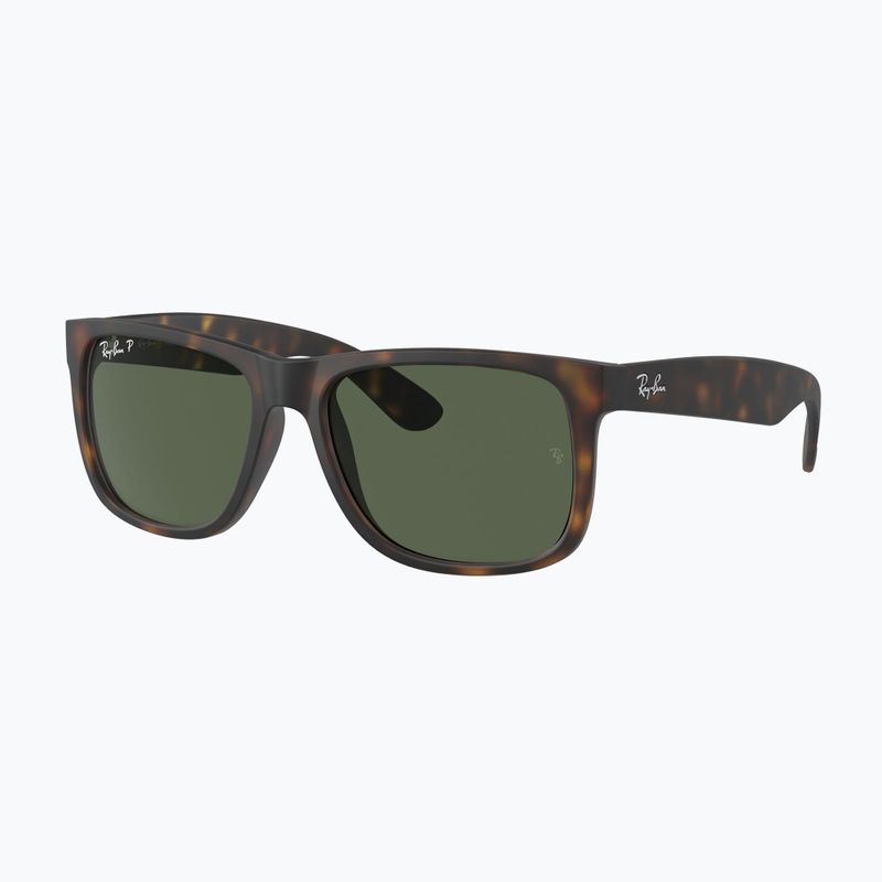 Sonnenbrille Ray-Ban Justin Classic havana/dark green polarized 4
