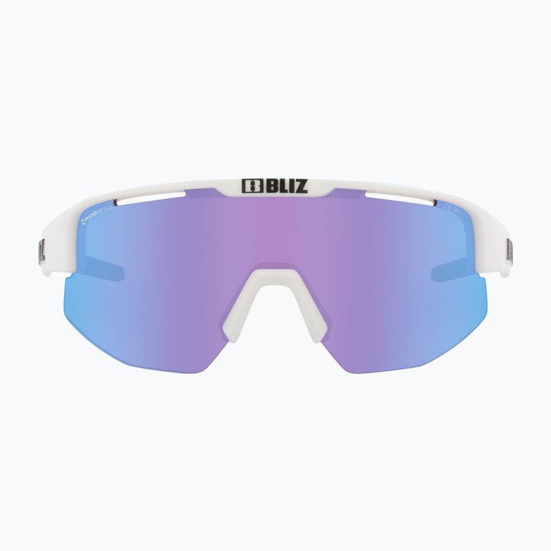 Sonnenbrille Bliz Matrix Small Nano Optics Nordic Light matt white/begonia/violet blue 2