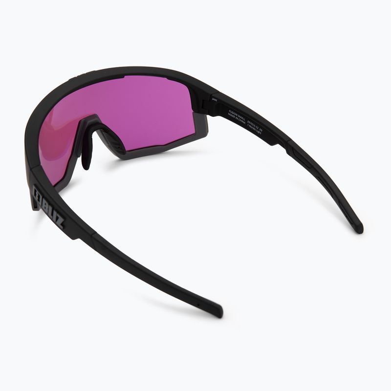 Sonnenbrille Bliz Fusion Small Nano Optics Nordic Light matt black/begonia/violet blue 3