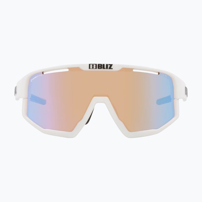 Sonnenbrille Bliz Fusion Small Nano Optics Nordic Light matt white/coral/orange blue 2