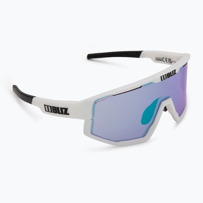 Sonnenbrille Bliz Fusion Small Nano Optics Nordic Light matt white/begonia/violet blue 2