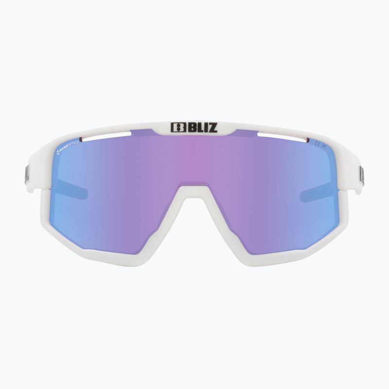 Sonnenbrille Bliz Fusion Small Nano Optics Nordic Light matt white/begonia/violet blue 3