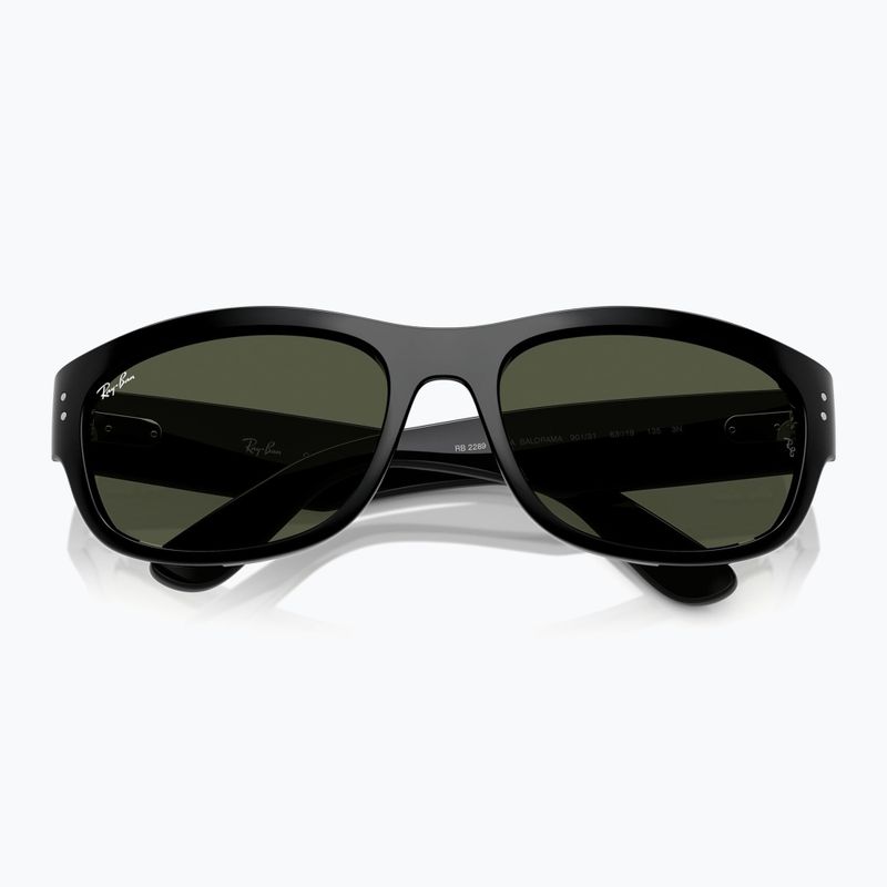 Sonnenbrille Ray-Ban Mega Balorama black/green g-15 3