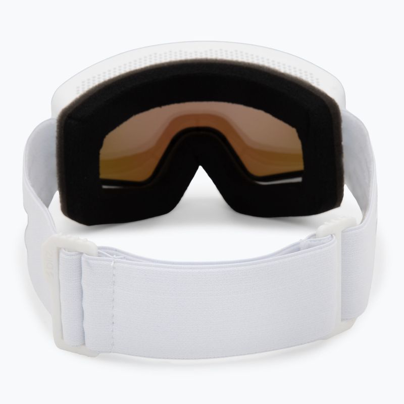 Skibrille Bliz G001 matte white/brown/green multi 3