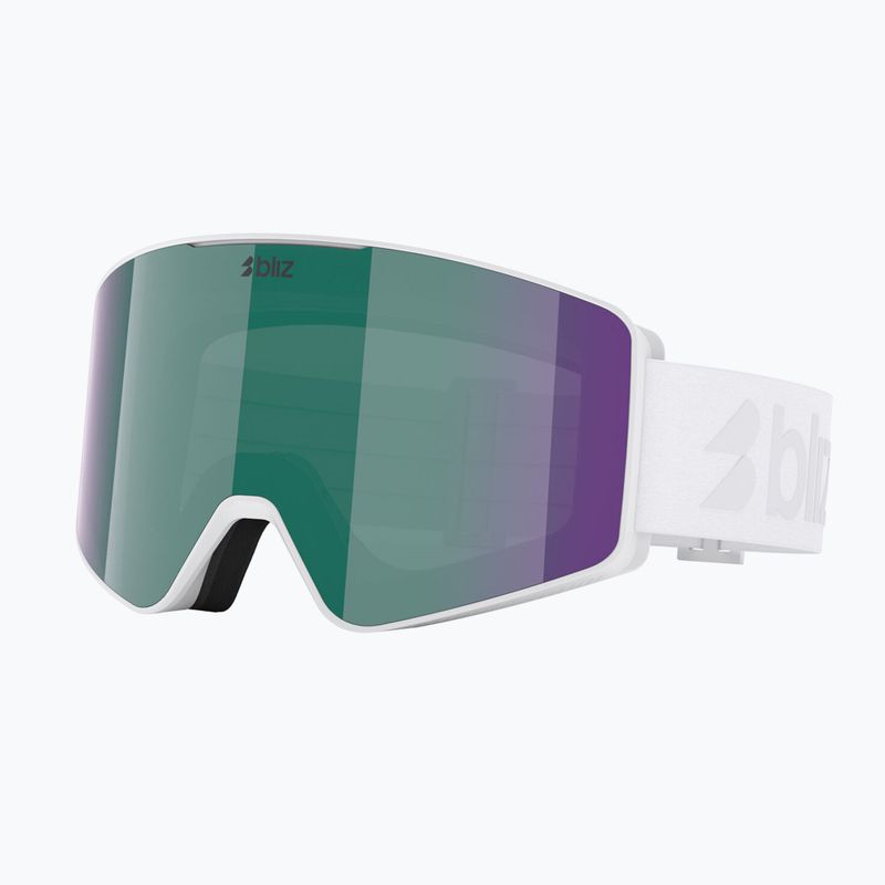Skibrille Bliz G001 matte white/brown/green multi 6