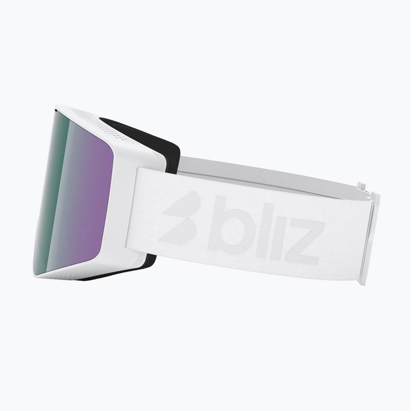 Skibrille Bliz G001 matte white/brown/green multi 9