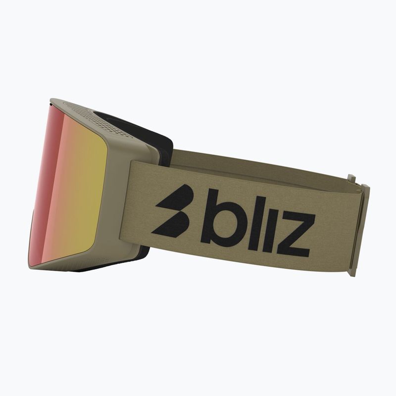 Skibrille Bliz G001 matte camo green/brown/red multi 9