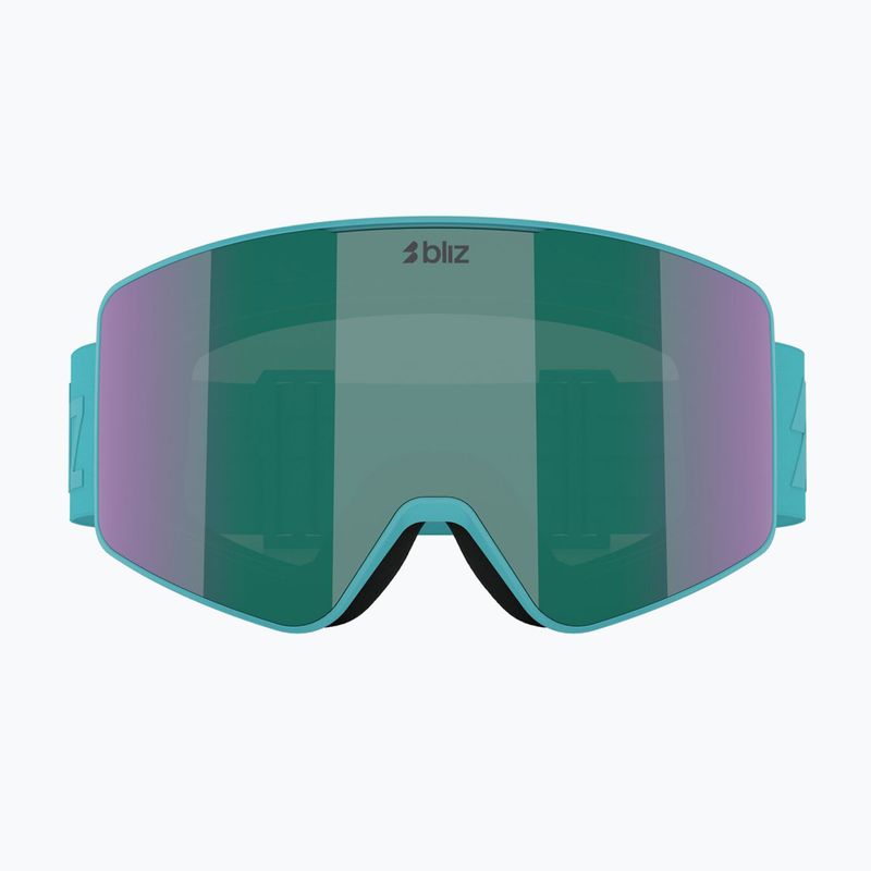 Skibrille Bliz G001S matte turquise/brown/green multi 7