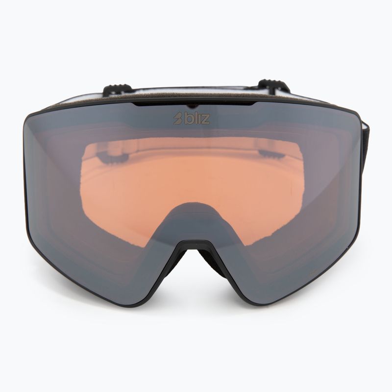 Skibrille Bliz G001 matte black/orange/silver mirror 2