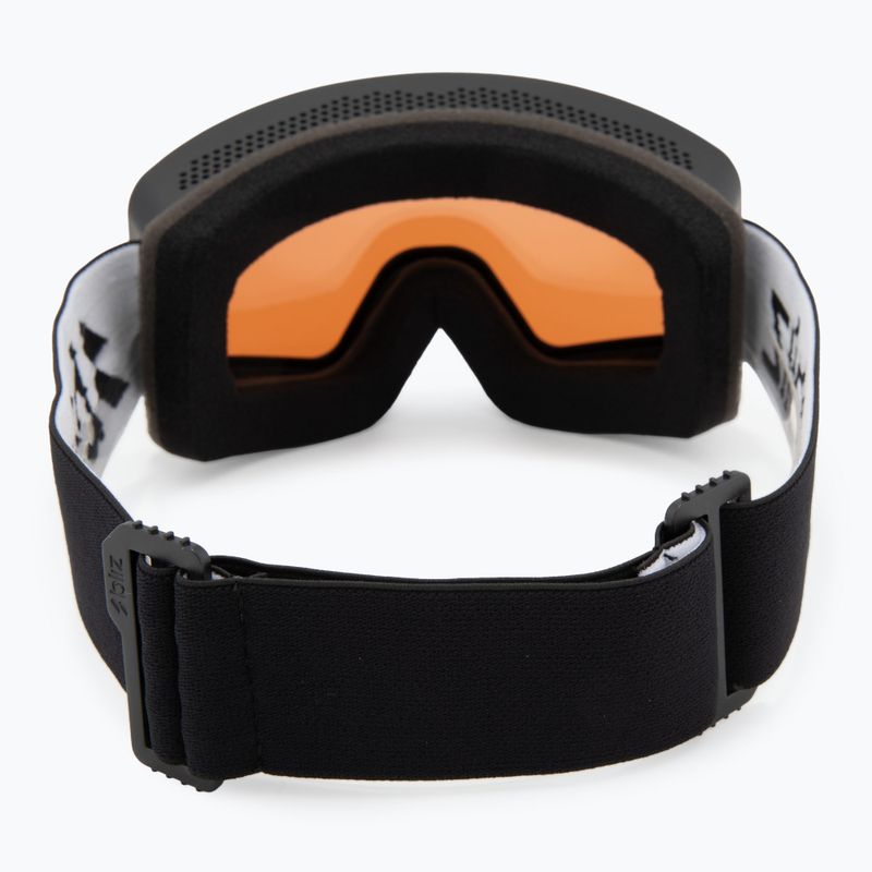 Skibrille Bliz G001 matte black/orange/silver mirror 3