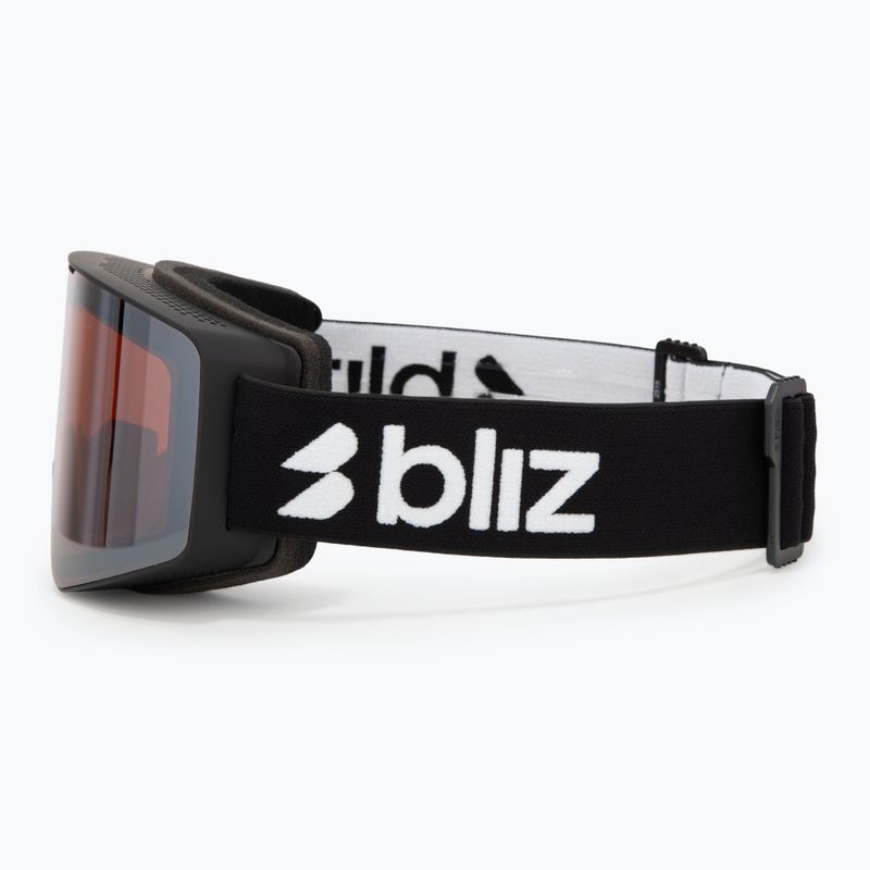 Skibrille Bliz G001 matte black/orange/silver mirror 4