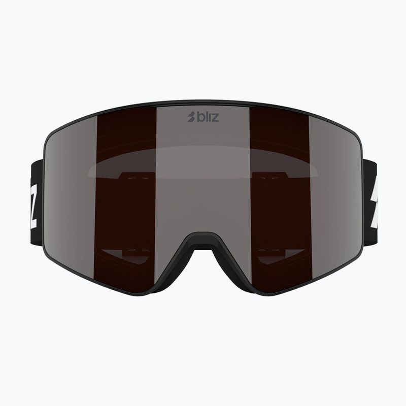 Skibrille Bliz G001 matte black/orange/silver mirror 6