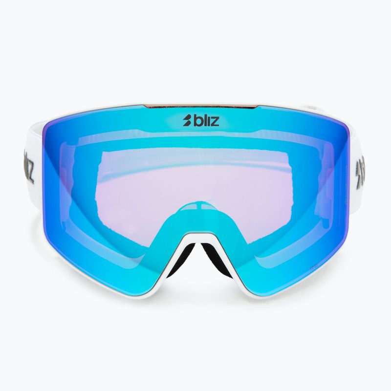 Skibrille Bliz G001S matte white/non violet/blue multi 2