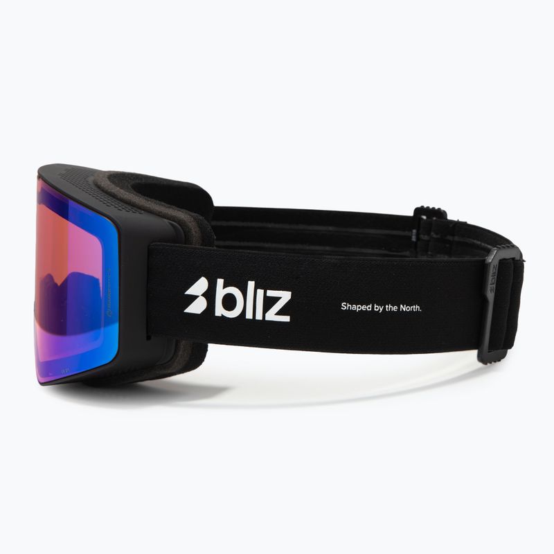 Skibrille Bliz G001S matte black/non orange/blue multi 4