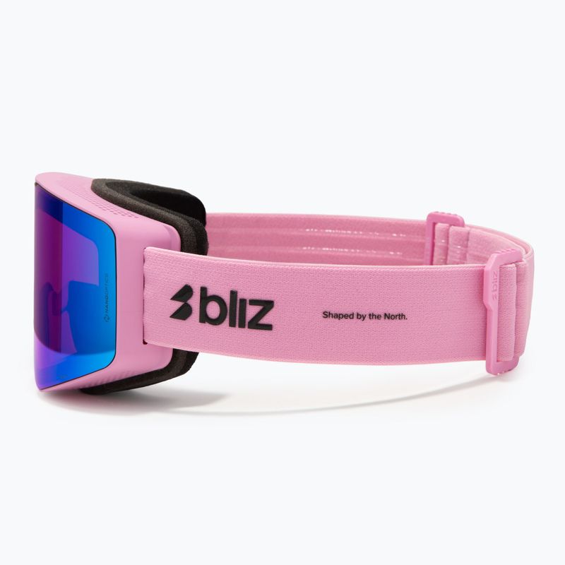 Skibrille Bliz G001S matte pink/neon violet/blue multi 4
