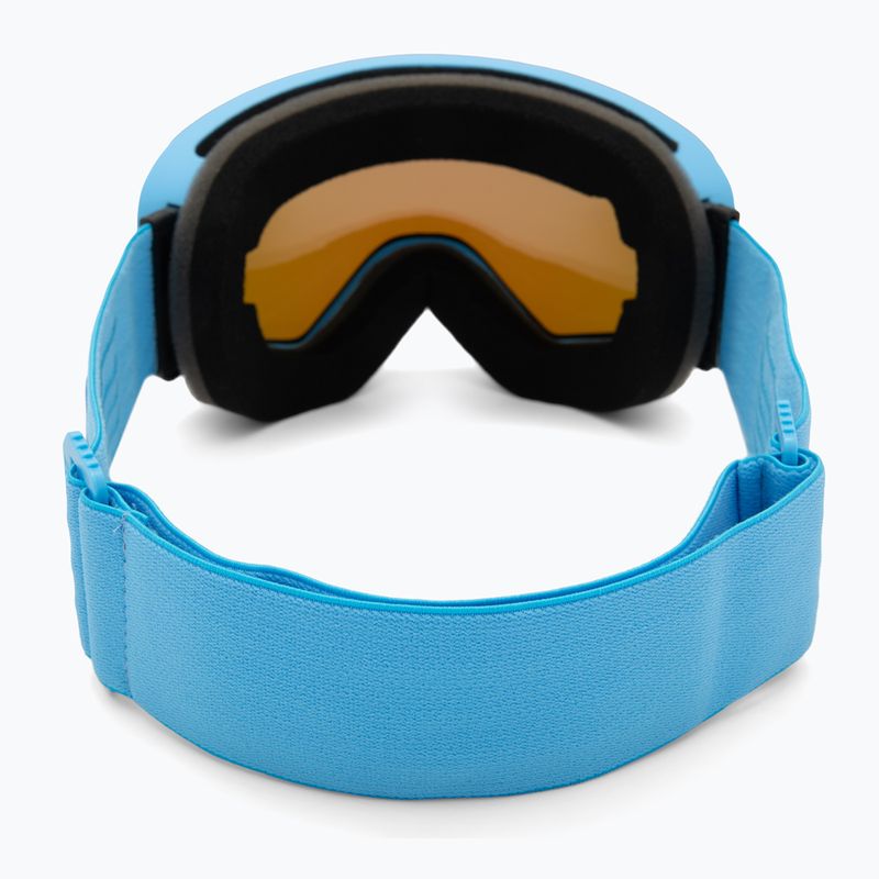Skibrille Bliz Flow matte blue/brown/blue multi 3