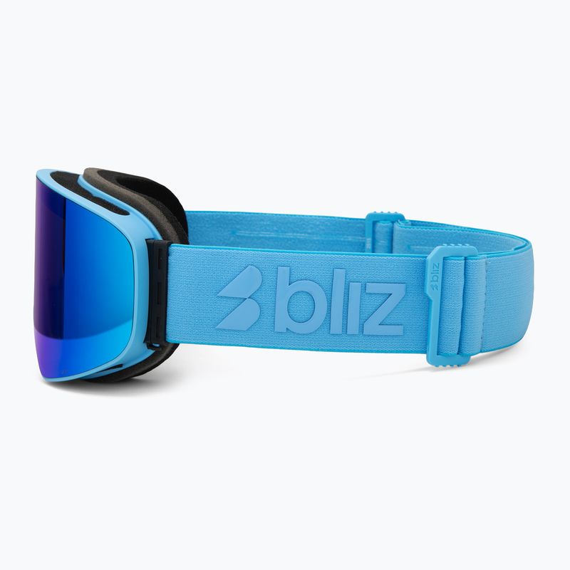 Skibrille Bliz Flow matte blue/brown/blue multi 4
