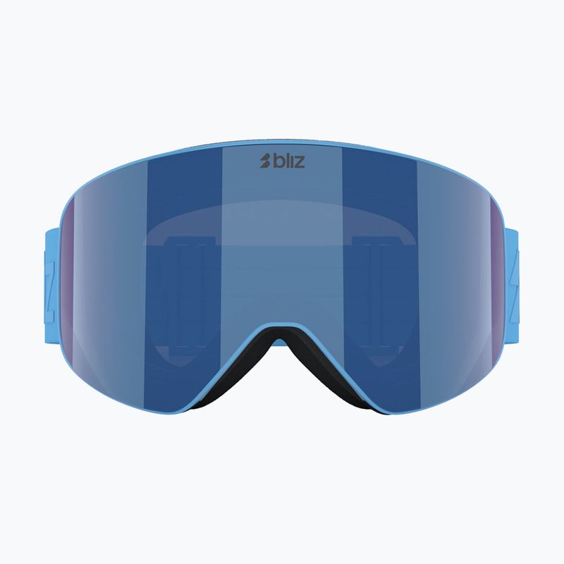 Skibrille Bliz Flow matte blue/brown/blue multi 2