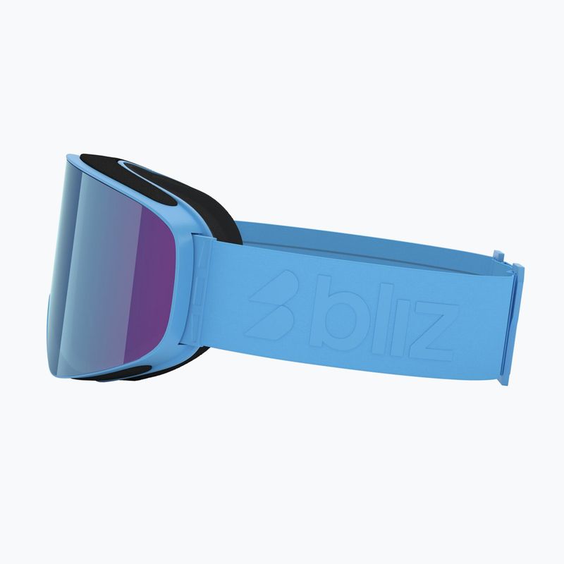 Skibrille Bliz Flow matte blue/brown/blue multi 4