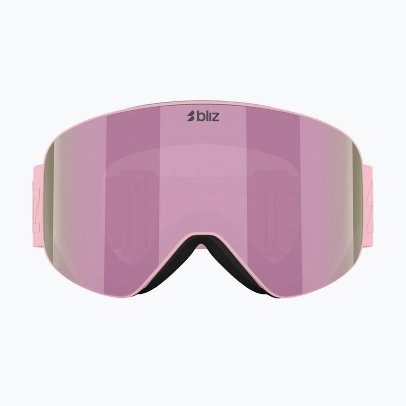 Skibrille Bliz Flow matte pink/brown/pink multi 2
