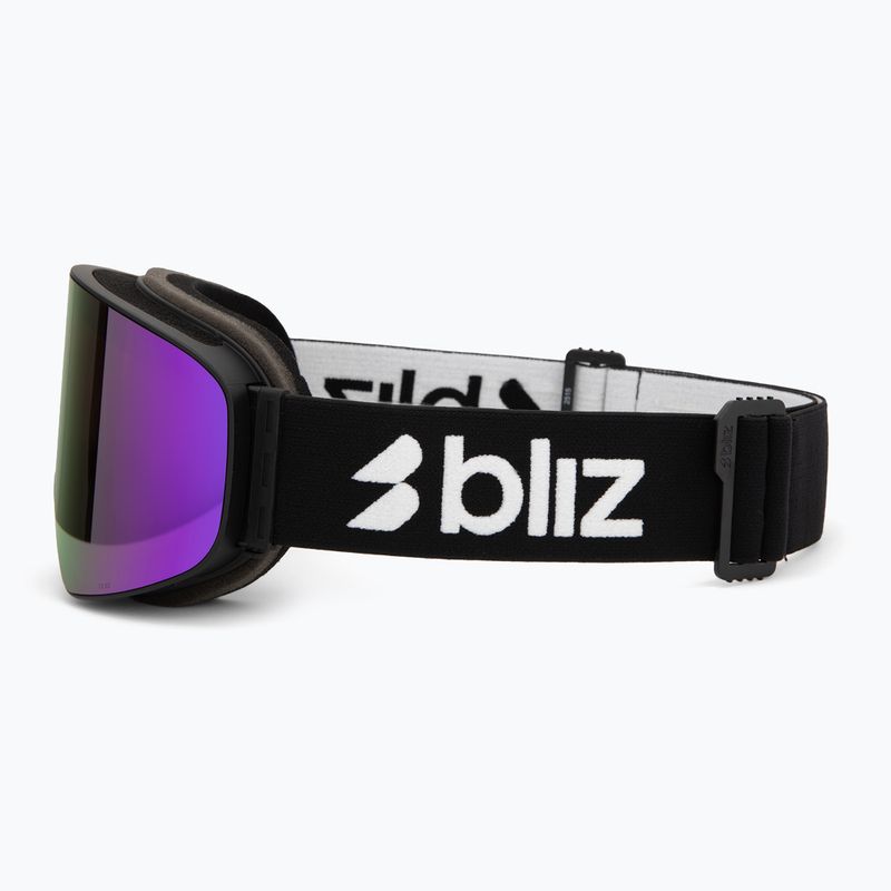 Skibrille Bliz Flow matte black/brown/purple multi 4