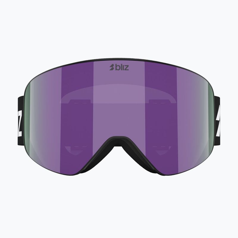 Skibrille Bliz Flow matte black/brown/purple multi 2