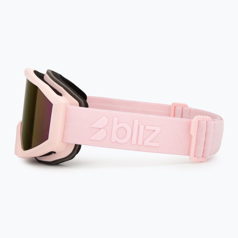 Skibrille Bliz Liner matte pink/brown/pink multi 4