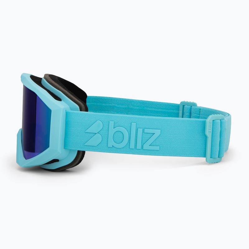 Skibrille Bliz Liner matte turquoise/brown/green multi 4