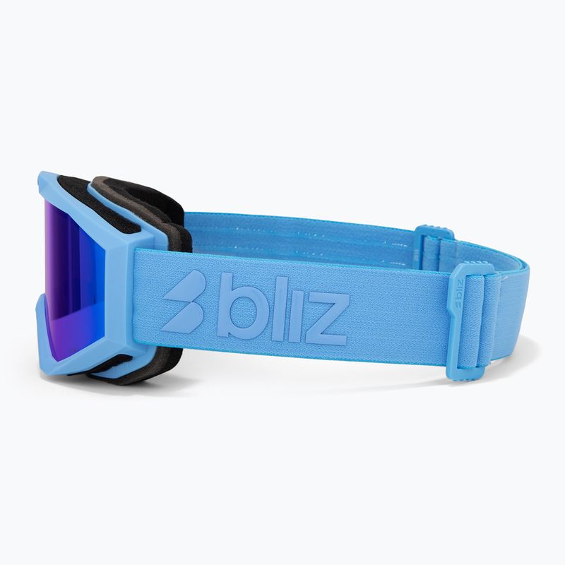 Kinder-Skibrille Bliz Liner Jr matte blue/brown/blue multi 4