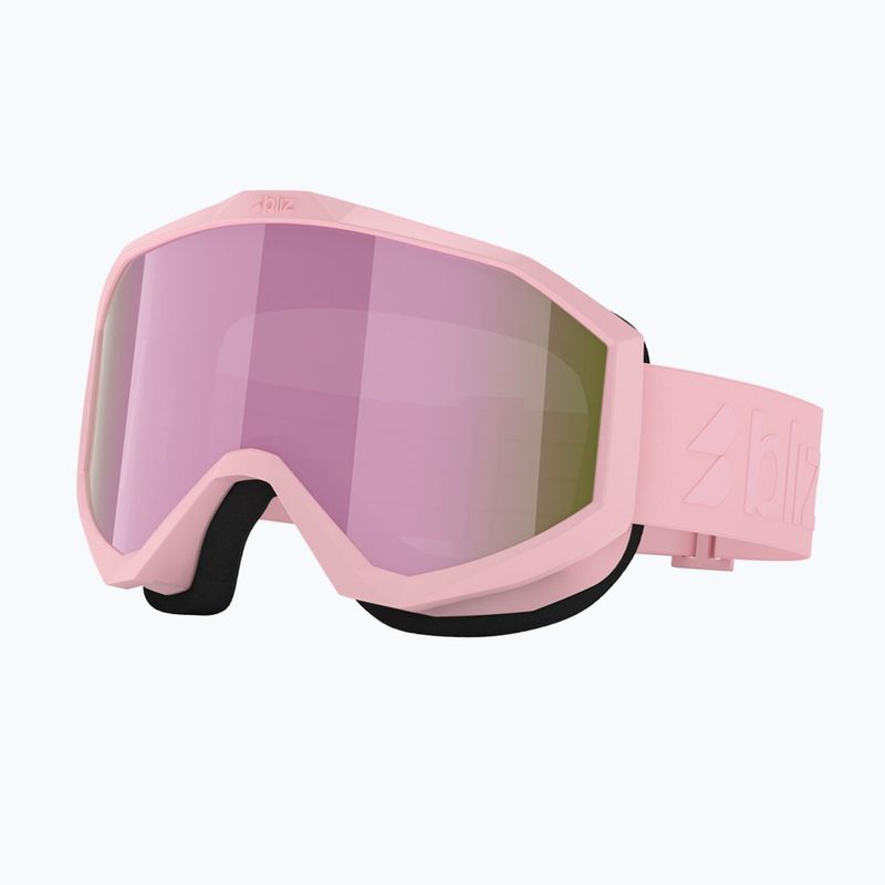 Kinder-Skibrille Bliz Liner Jr matte pink/brown/pink multi