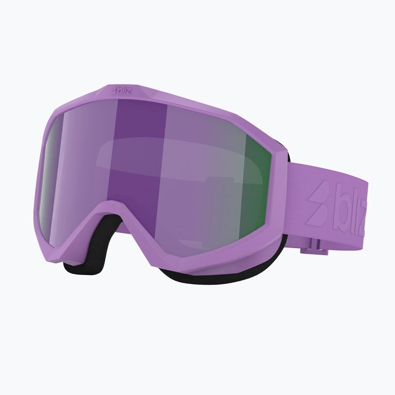 Kinder-Skibrille Bliz Liner Jr matte purple/brown/purple multi 5