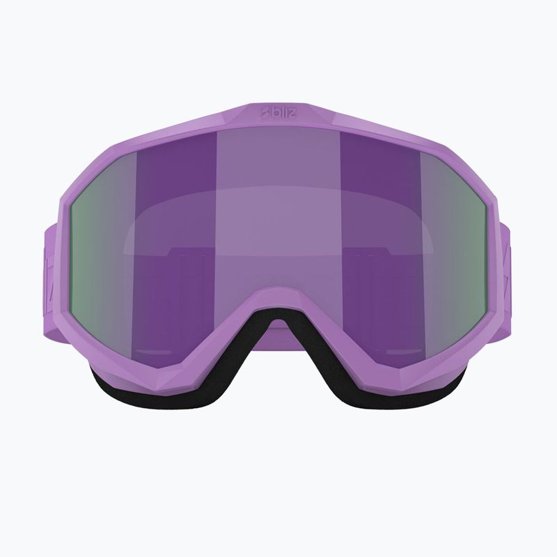 Kinder-Skibrille Bliz Liner Jr matte purple/brown/purple multi 6