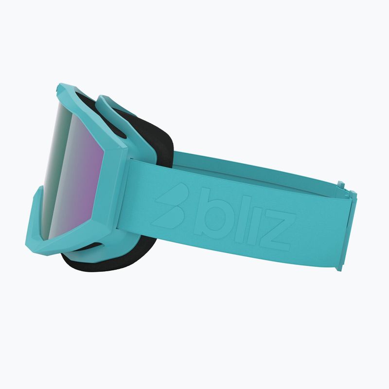 Kinderskibrille Bliz Liner Jr matte turquoise/brown/green multi 4
