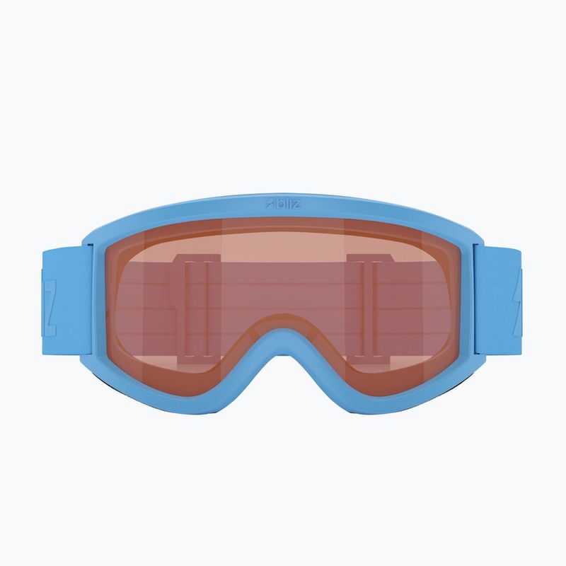 Skibrille Kinder Bliz Pixie Jr matte blue/orange 2