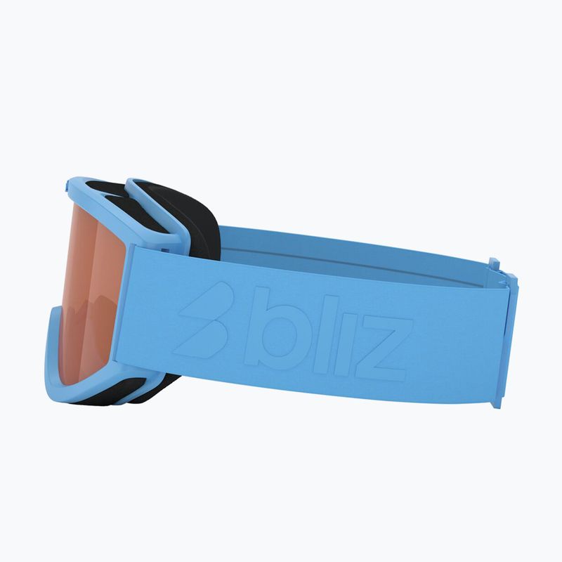 Skibrille Kinder Bliz Pixie Jr matte blue/orange 4