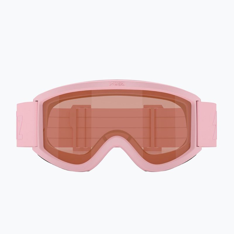 Skibrille Kinder Bliz Pixie Jr matte pink/orange 2