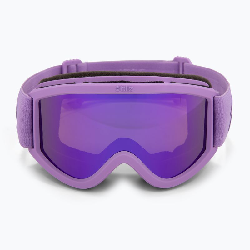 Skibrille Kinder Bliz Pixie Jr matte purple/brown/purple multi 2