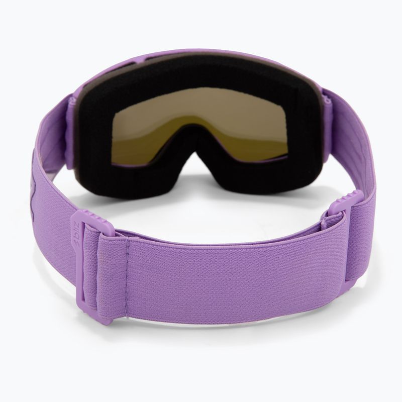 Skibrille Kinder Bliz Pixie Jr matte purple/brown/purple multi 3