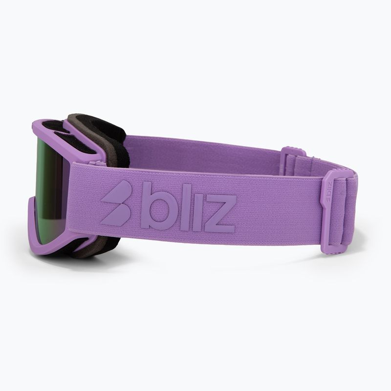 Skibrille Kinder Bliz Pixie Jr matte purple/brown/purple multi 4