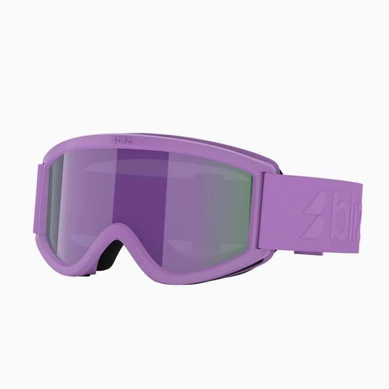 Skibrille Kinder Bliz Pixie Jr matte purple/brown/purple multi 5