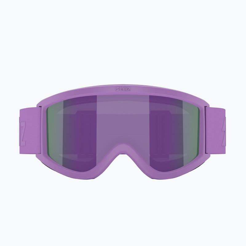 Skibrille Kinder Bliz Pixie Jr matte purple/brown/purple multi 6