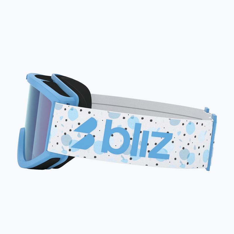 Skibrille Kinder Bliz Pixie Jr matte blue/brown/blue multi 4